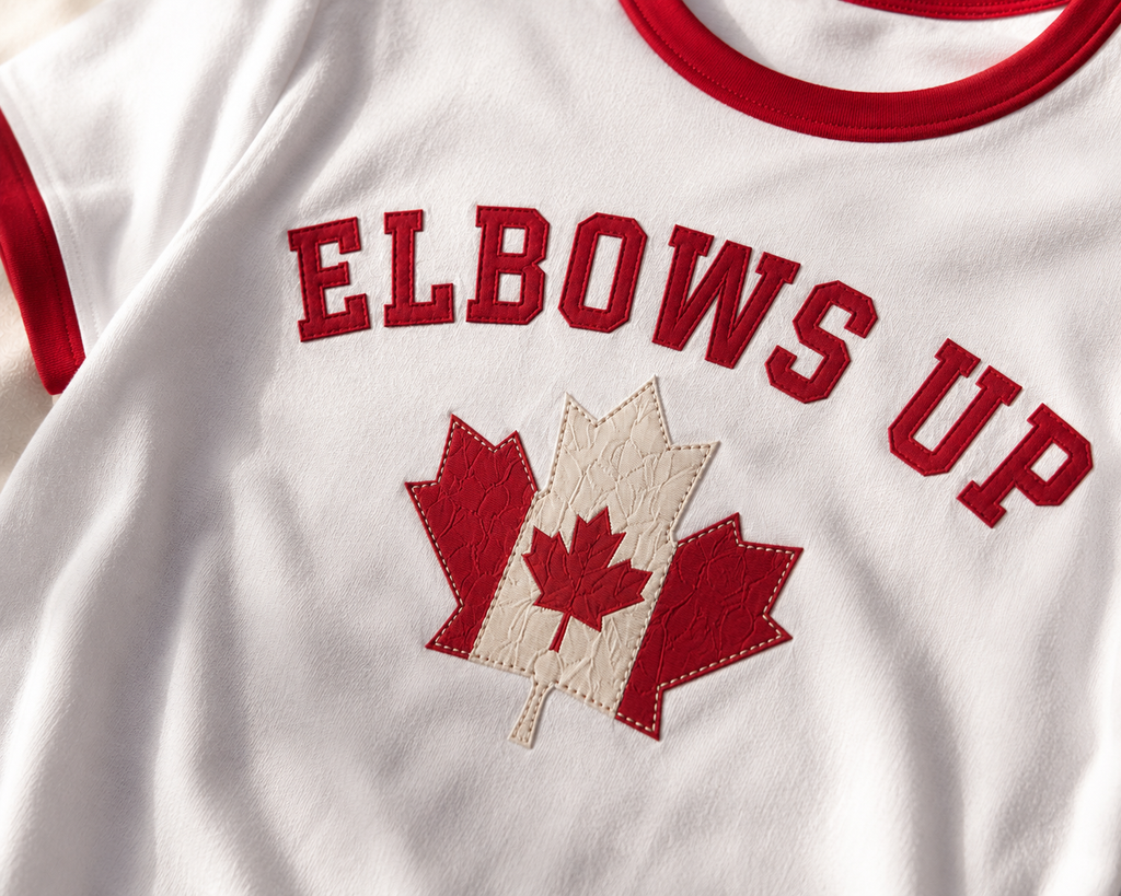 Elbows Up Baby Tee